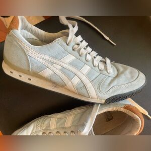 OnitsukaTiger light blue denim sneakers
